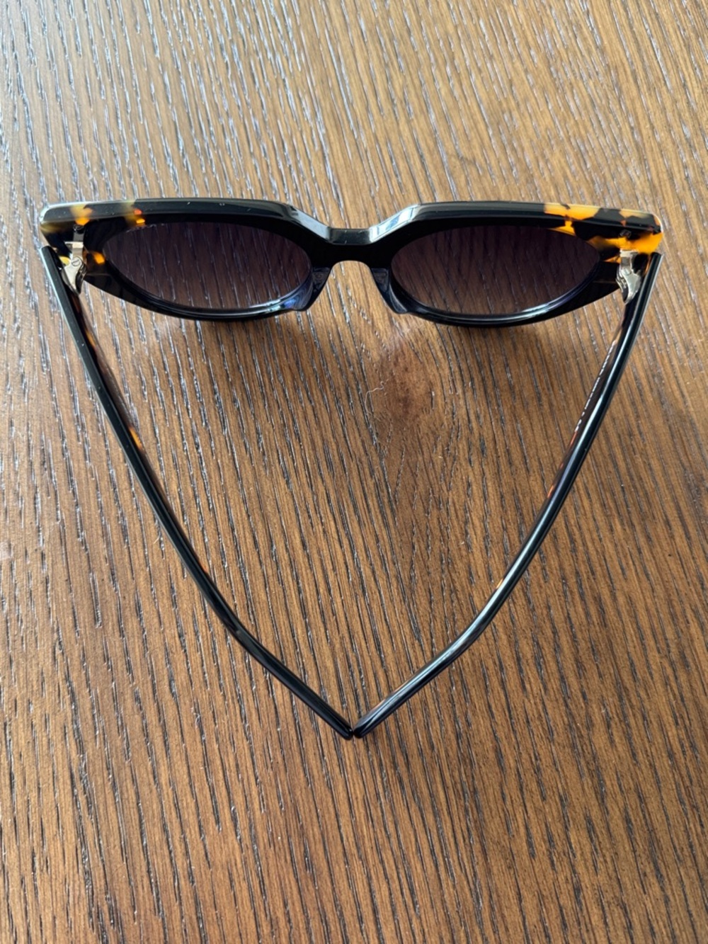 Prada Tortoiseshell Acetate Round Women Sunglasses - Dark Brown/Amber - Picture 8 of 12